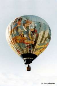 G-BHRY hot air balloon. Photograph by Mike Clarke