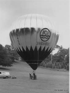G-BHSN hot air balloon. Photograph by Bob Baker