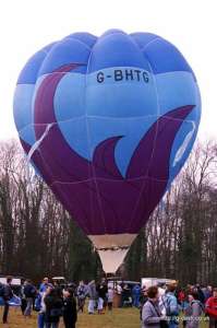 G-BHTG hot air balloon. Photograph by Mike Clarke