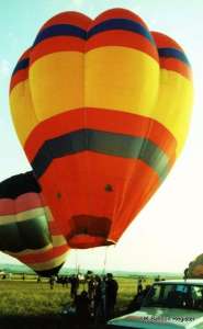 G-BHVW hot air balloon. Photograph by Mel Kirby
