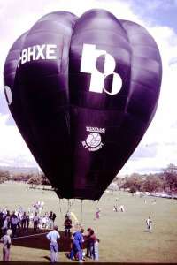 G-BHXE hot air balloon. Photograph by David Head