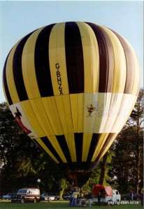 G-BHZX hot air balloon. Photograph by G Duke