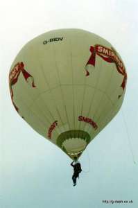 G-BIDV hot air balloon. Photograph by G Duke
