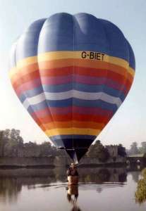 G-BIET hot air balloon. Photograph by Bill Teasdale