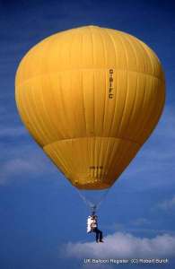G-BIFC hot air balloon. Photograph by Robert Burch