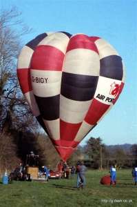 G-BIGY hot air balloon. Photograph by Mike Clarke
