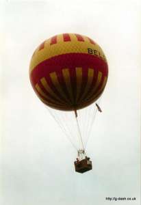 G-BIHP hot air balloon. Photograph by G Duke