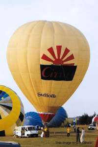 G-BIIG hot air balloon, added to the archive 7 September 2026. Photograph by A Gibson