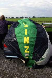 G-BINZ hot air balloon. Photograph by Derek Heley