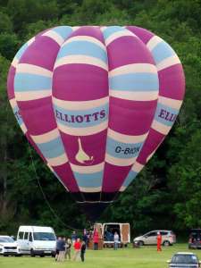 G-BION hot air balloon. Photograph by G Bann