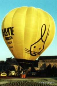 G-BISV hot air balloon. Photograph by Mel Kirby