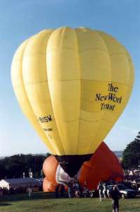 G-BISW hot air balloon. Photograph by Bill Teasdale