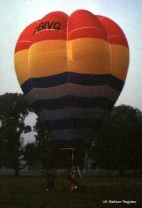 G-BIVG hot air balloon. Photograph by Mel Kirby