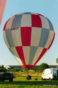 G-BIYT hot air balloon. Photograph by G Duke
