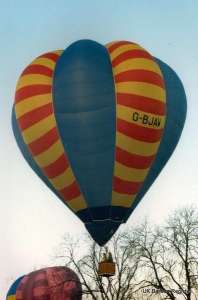 G-BJAW hot air balloon. Photograph by Mark Duffy