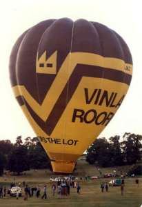 G-BJAZ hot air balloon. Photograph by Bill Teasdale