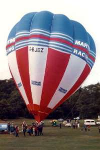 G-BJEZ hot air balloon. Photograph by Bill Teasdale