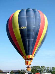 G-BJMW hot air balloon. Photograph by Balloon Spotters Archive
