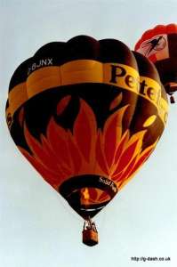G-BJNX hot air balloon. Photograph by G Duke