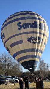 Ford hot air balloon G-BJSW, a Thunder AX7-65Z. Photograph by Dave