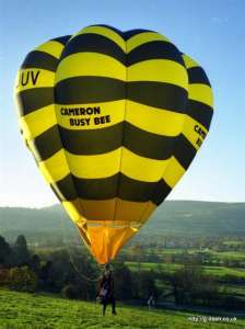 G-BJUV hot air balloon. Photograph by Andy Davey