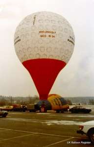G-BJUY hot air balloon. Photograph by Swedish Balloon Federation