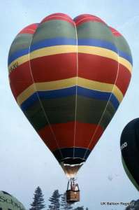 G-BJVU hot air balloon. Photograph by Keith Sowter