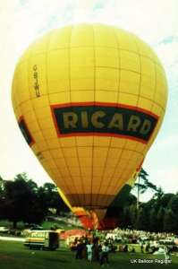 G-BJWU hot air balloon. Photograph by Mel Kirby