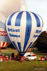 G-BJWV hot air balloon. Photograph by Mike Clarke