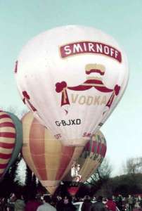 G-BJXD hot air balloon. Photograph by Bill Teasdale