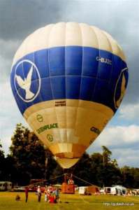 G-BJZC hot air balloon. Photograph by G Duke