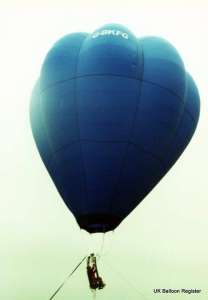 G-BKFG hot air balloon. Photograph by Mel Kirby