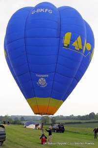 G-BKFG hot air balloon, added to the archive 7 September 2026. Photograph by Stephen Powney