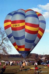 G-BKIC hot air balloon. Photograph by Mike Clarke