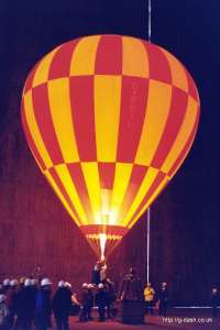 G-BKIU hot air balloon. Photograph by Mike Clarke