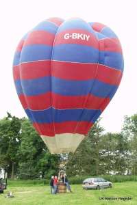 G-BKIY hot air balloon. Photograph by Mel Kirby