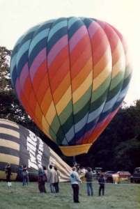G-BKOR hot air balloon. Photograph by Bill Teasdale
