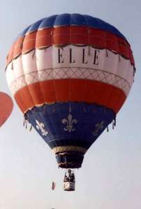 G-BKOW hot air balloon. Photograph by Bill Teasdale