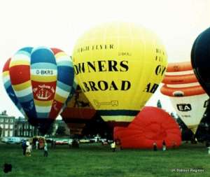 G-BKRJ hot air balloon. Photograph by Mel Kirby
