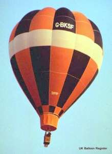 G-BKSF hot air balloon. Photograph by Mel Kirby