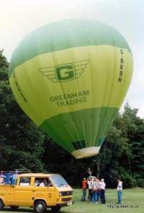 G-BKSH hot air balloon. Photograph by G Duke