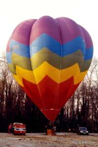 G-BKTR hot air balloon. Photograph by Mike Clarke