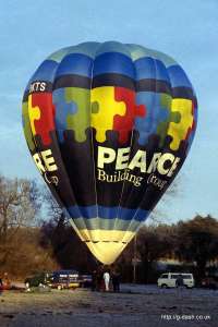 G-BKTS hot air balloon. Photograph by Mike Clarke