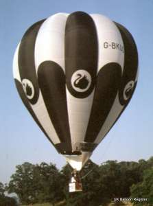 G-BKUD hot air balloon. Photograph by Mel Kirby