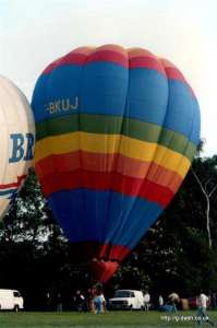G-BKUJ hot air balloon. Photograph by G Duke