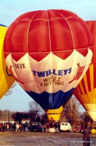 G-BKVX hot air balloon. Photograph by Mike Clarke