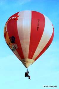 G-BKWE hot air balloon. Photograph by Mel Kirby