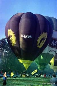 G-BKWR hot air balloon. Photograph by Mike Clarke