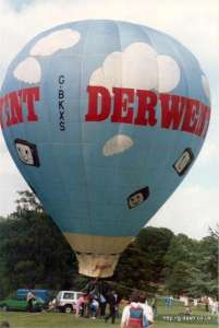 G-BKXS hot air balloon. Photograph by Bill Teasdale