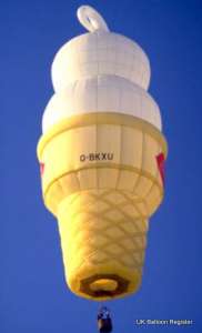 G-BKXU hot air balloon. Photograph by Mel Kirby